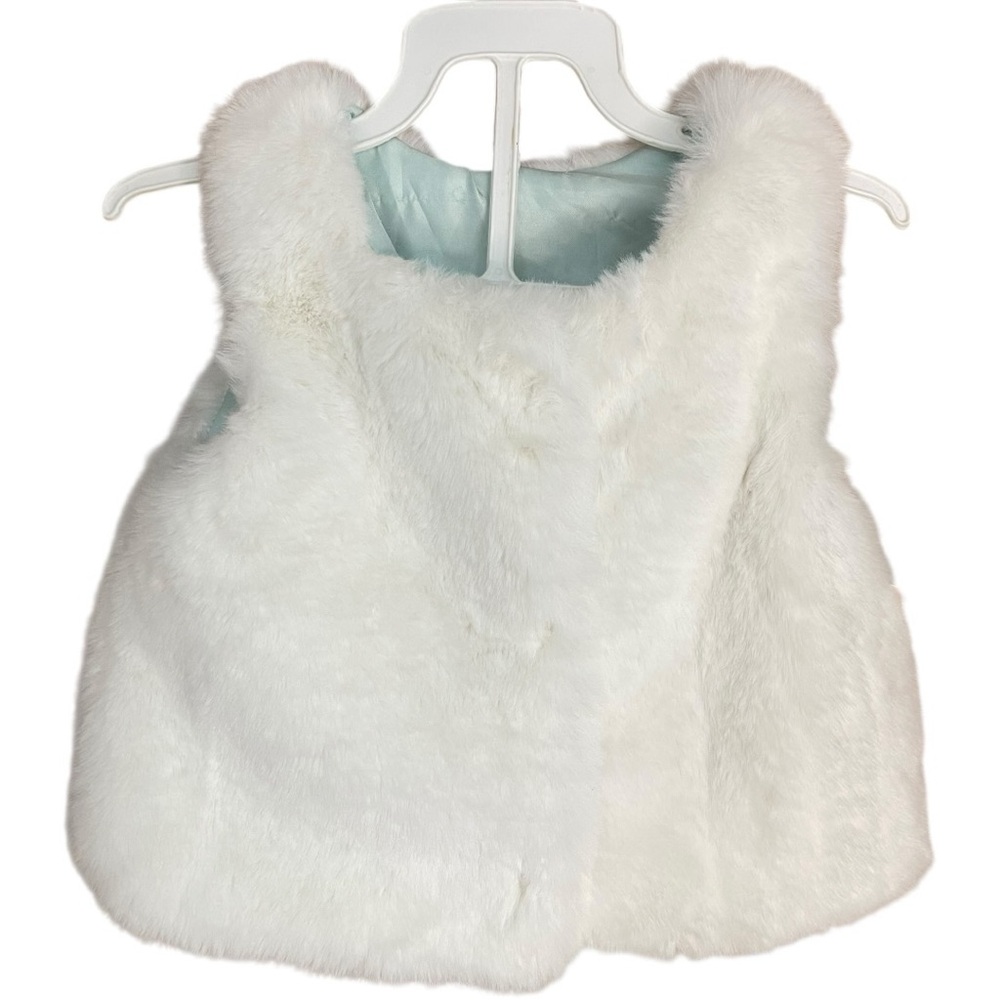 Rachel Zoe Faux Fur Vest White